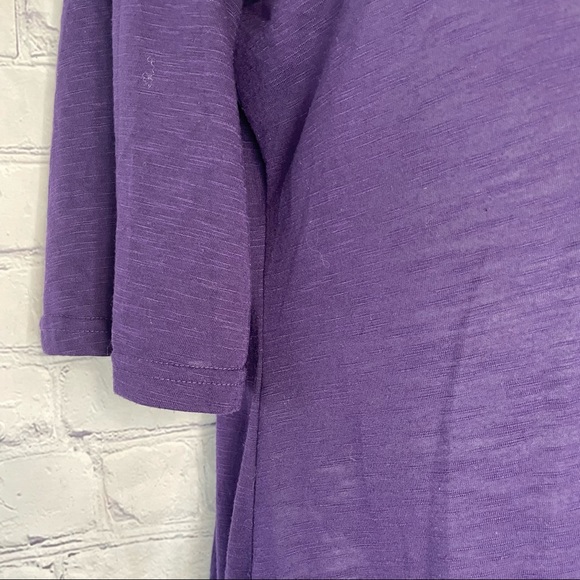 Purple Cowl Neck Blouse Large - Picture 6 of 8
